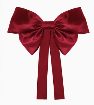 YVONLI Lucky button Bow hair clip