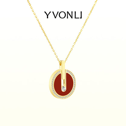 Yvon Li”Uppermost”série grand bijou pendentif