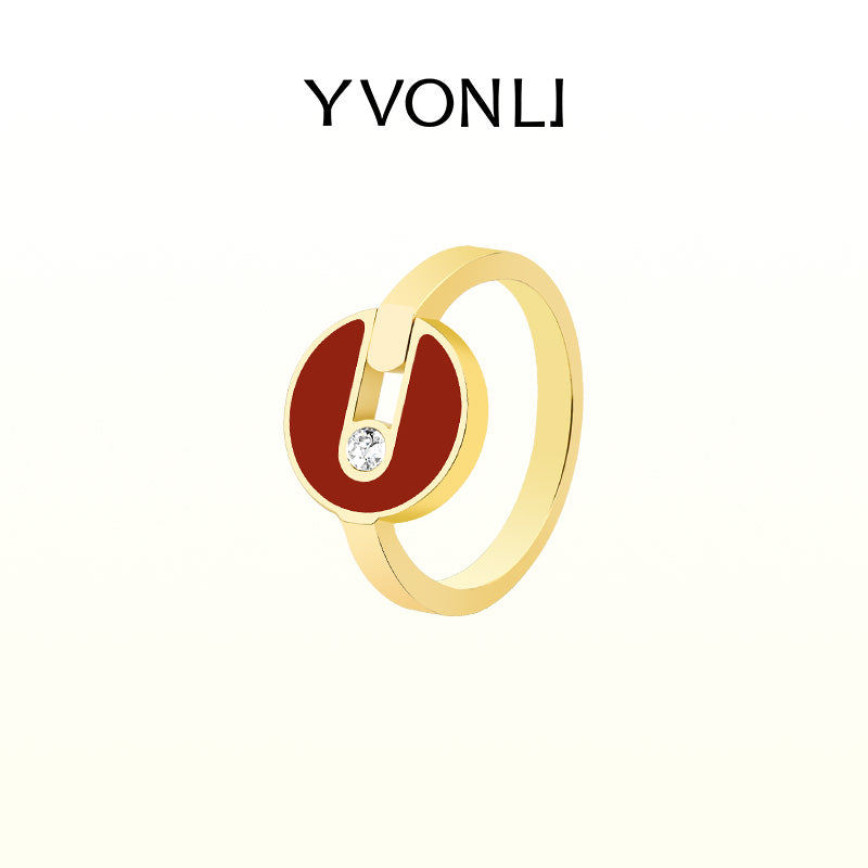 YVONLI"Uppermost"series gemstones rings