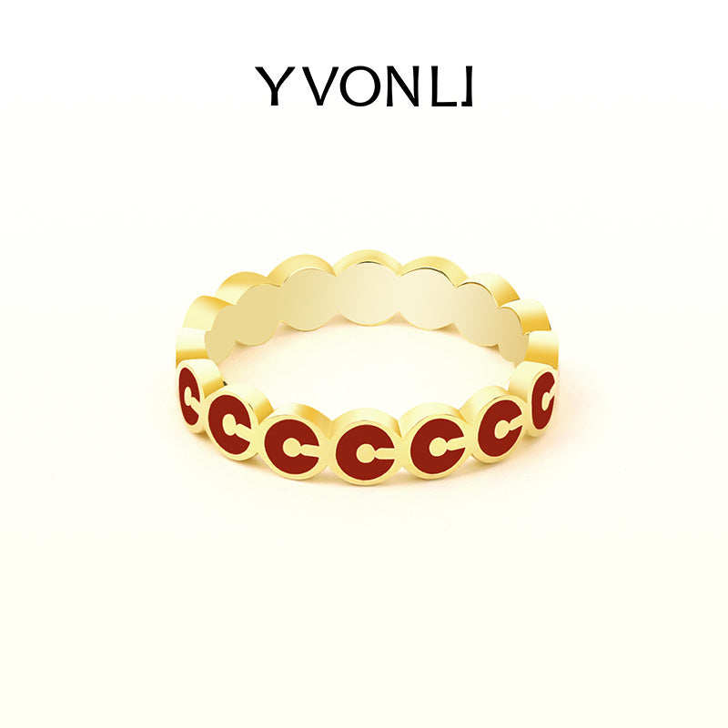 YVONLI"Uppermost"series round rings