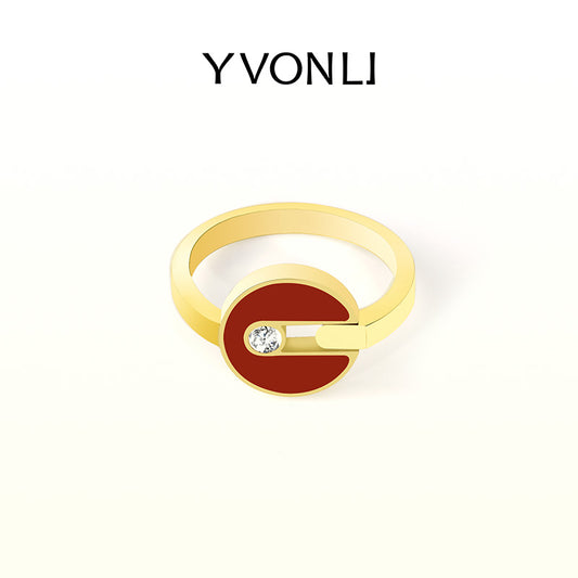 YVONLI“Uppermost”série Juwel Ring ​