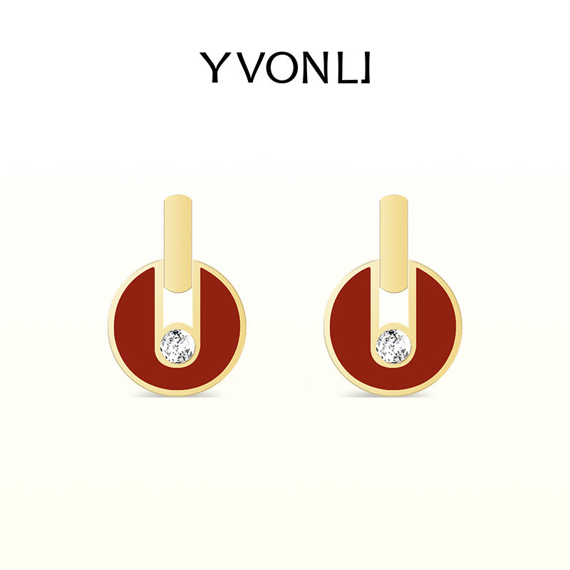 YVONLI“Uppermost”série Juwel Ohrringe