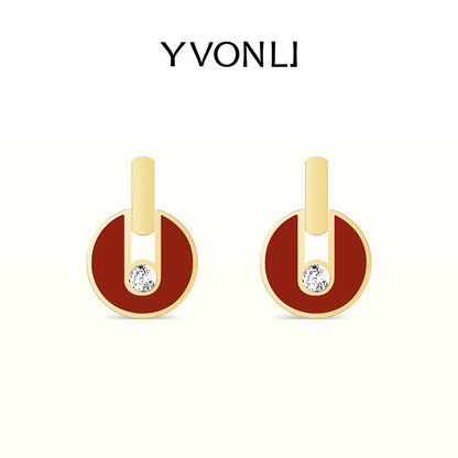 YVONLI“Uppermost”série Juwel Ohrringe