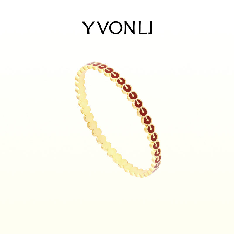 Yvon Li"Uppermost"series ronde armband