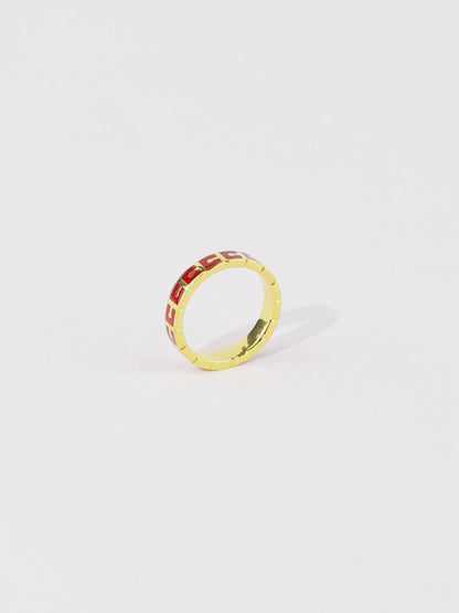 Yvon Li"Uppermost"series vierkant ring