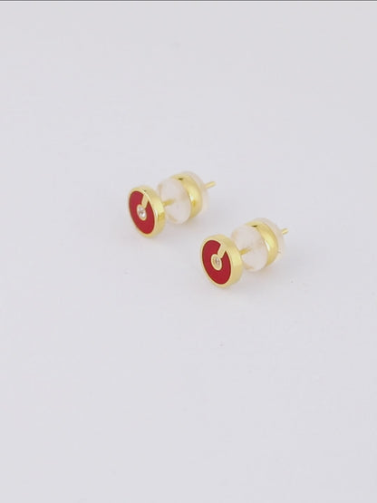 Yvon Li"Uppermost"série  rond bijou Boucles d’oreilles