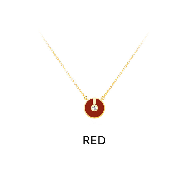 Yvon Li"Uppermost"série rond bijou collier