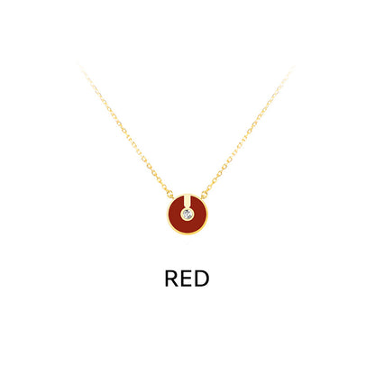 Yvon Li"Uppermost"série rond bijou collier